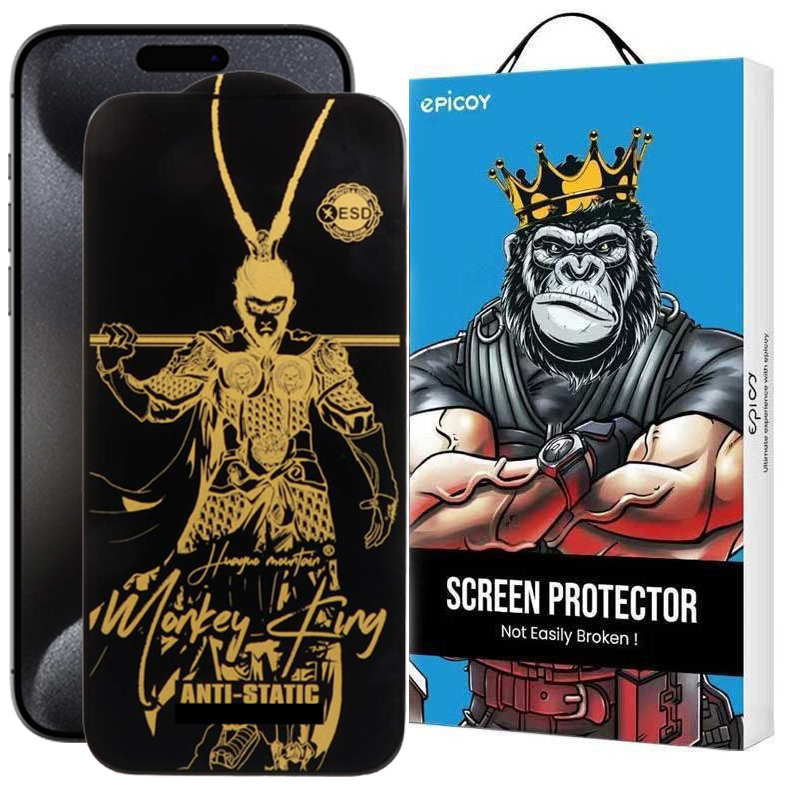 محافظ صفحه نمایش اپیکوی مدل Wukong ESD مناسب برای گوشی موبایل اپل  iPhone 15 Pro محافظ صفحه نمایش اپیکوی مدل Wukong ESD مناسب برای گوشی موبایل اپل  iPhone 15 Pro