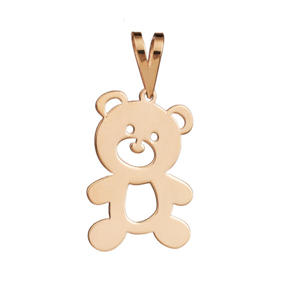 آویز طلا زنانه طرح خرس تدی قو طلایی کد P025859-0.60 آویز طلا زنانه طرح خرس تدی قو طلایی کد P025859-0.60