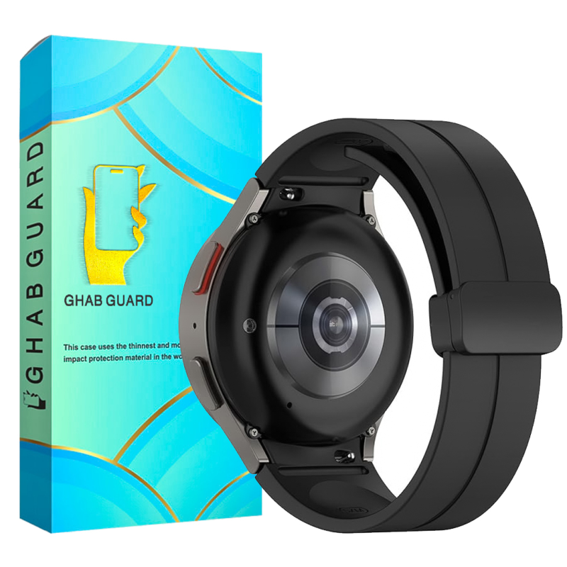 بند قاب گارد مدل SILKMGNGR مناسب برای ساعت هوشمند سامسونگ Galaxy Watch 4 / 5 / 6 بند قاب گارد مدل SILKMGNGR مناسب برای ساعت هوشمند سامسونگ Galaxy Watch 4 / 5 / 6