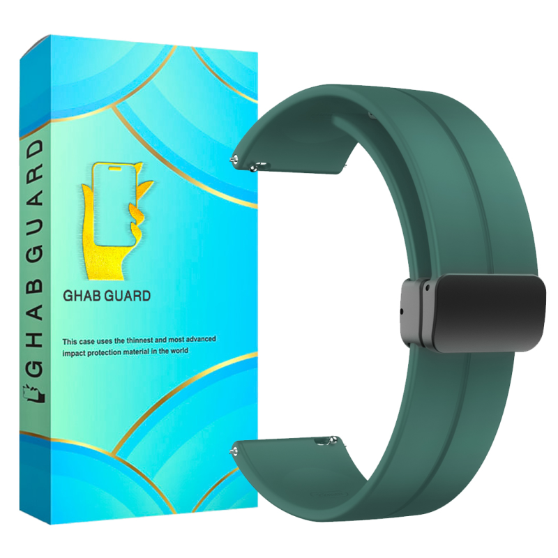 بند سیلیکونی قاب گارد مدل SILKMGNGR مناسب برای ساعت هوشمند آمیزفیت Pop  بند سیلیکونی قاب گارد مدل SILKMGNGR مناسب برای ساعت هوشمند آمیزفیت Pop