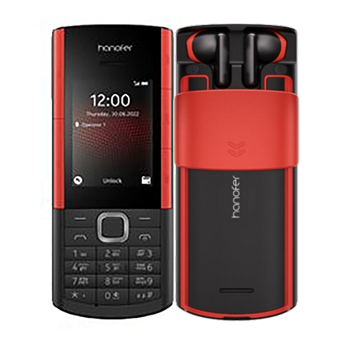 گوشی موبایل هانوفر مدل 5720 دو سیم کارت-مشکی گوشی موبایل هانوفر مدل 5720 دو سیم کارت-مشکی