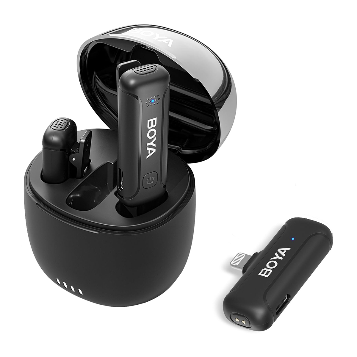 میکروفن بی سیم یقه ای بویا مدل WM3T-D2 رابط لایتنینگ میکروفن بی سیم یقه ای بویا مدل WM3T-D2 رابط لایتنینگ