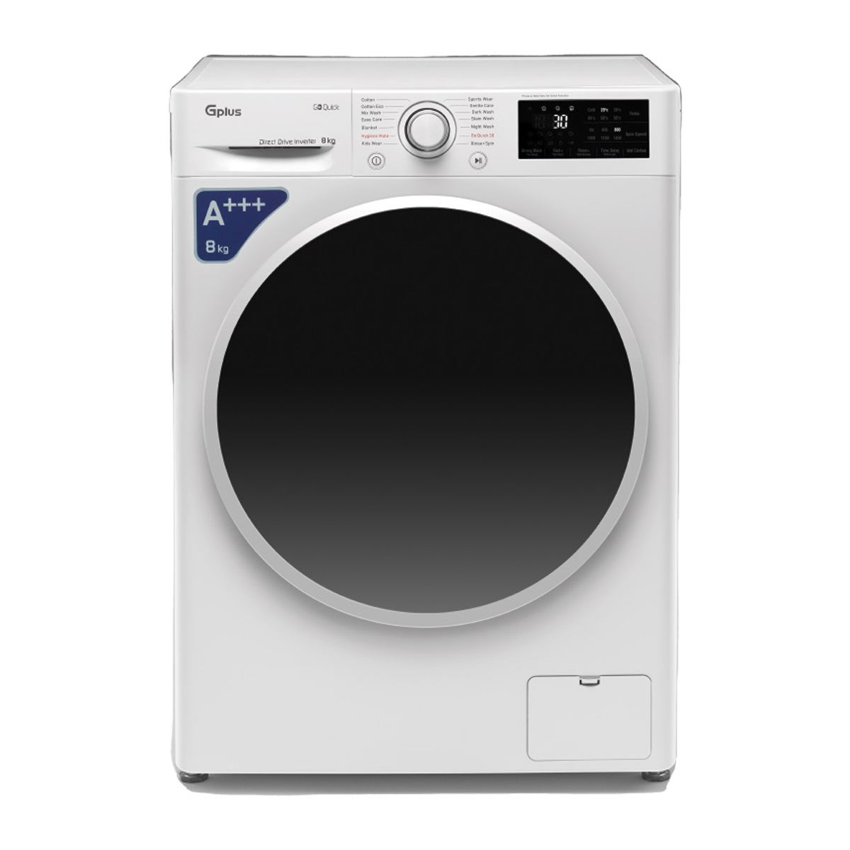 ماشین لباسشویی جی پلاس 8 کیلویی مدل GWM-M870S-IND ماشین لباسشویی جی پلاس 8 کیلویی مدل GWM-M870S-IND