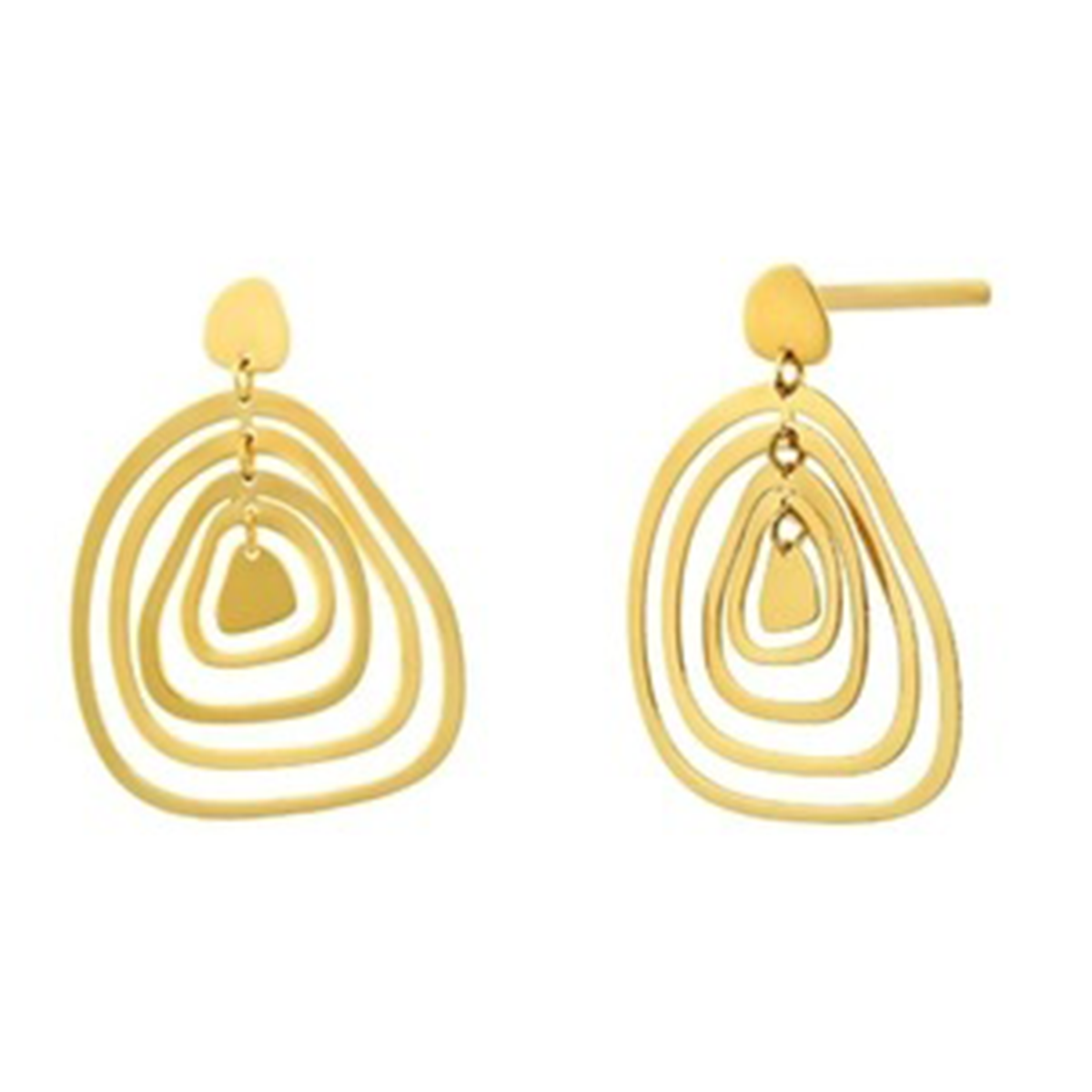 گوشواره طلا زنانه طرح اسپیرال گوشواره طلا زنانه طرح اسپیرال