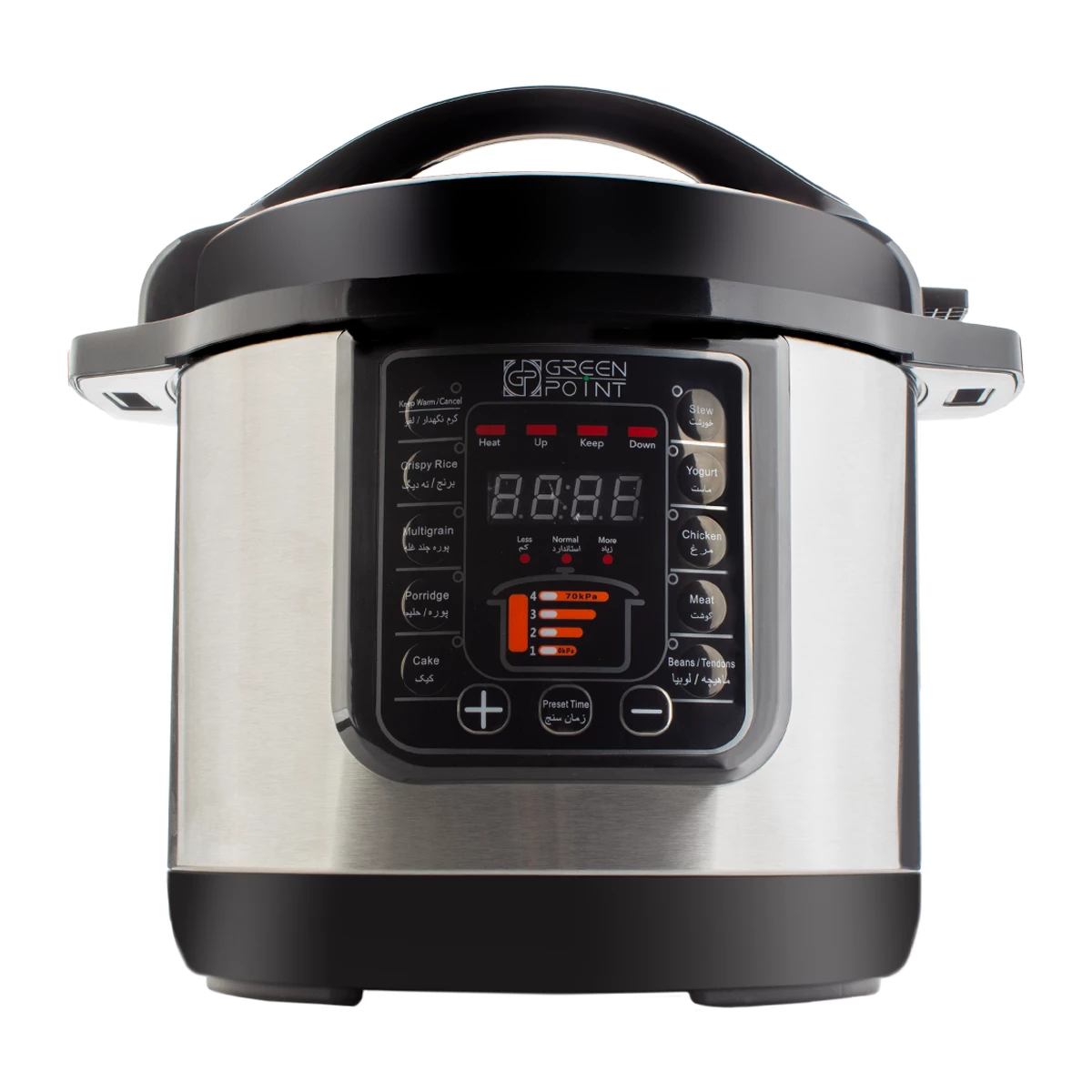 زودپز گرین پوینت مدل FPC-YBD6B-100-استیل زودپز گرین پوینت مدل FPC-YBD6B-100-استیل