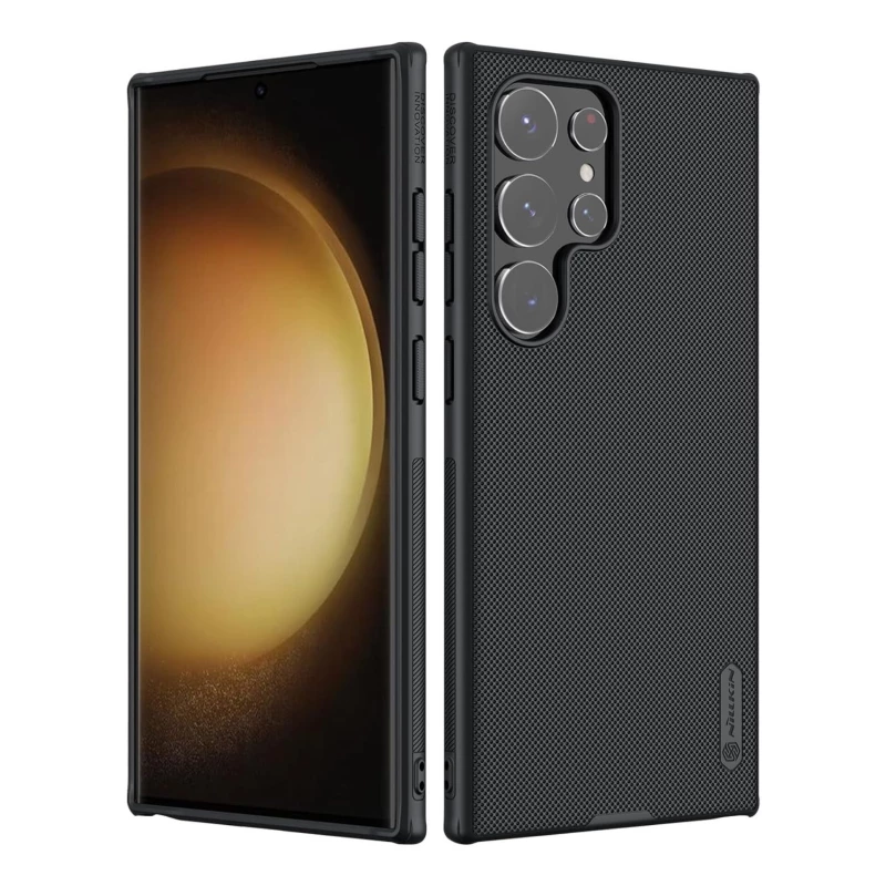 کاور گوشی سامسونگ Galaxy S23 Ultra نیلکین مد‌ل Super Frosted Shield Pro-مشکی