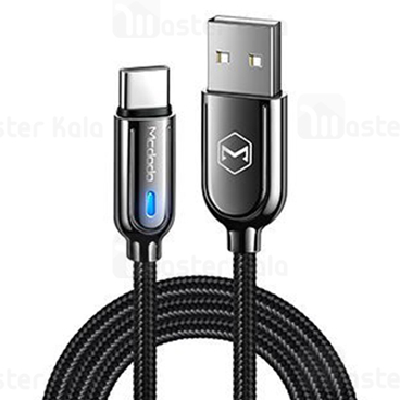 کابل تایپ سی مک دودو مدل CA-6190 طول 1 متر 3 آمپر و دارای قطع کن خودکار-مشکی کابل تایپ سی مک دودو مدل CA-6190 طول 1 متر 3 آمپر و دارای قطع کن خودکار-مشکی