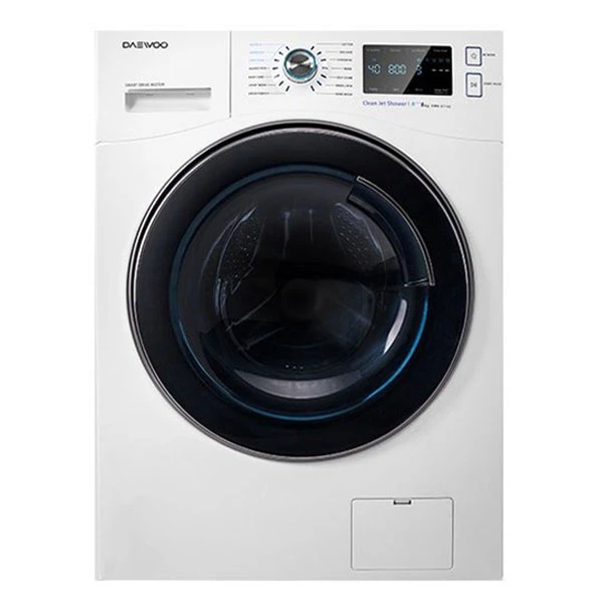 ماشین لباسشویی دوو 8 کیلویی پالی مدل LM-881S-نقرهای ماشین لباسشویی دوو 8 کیلویی پالی مدل LM-881S-نقرهای