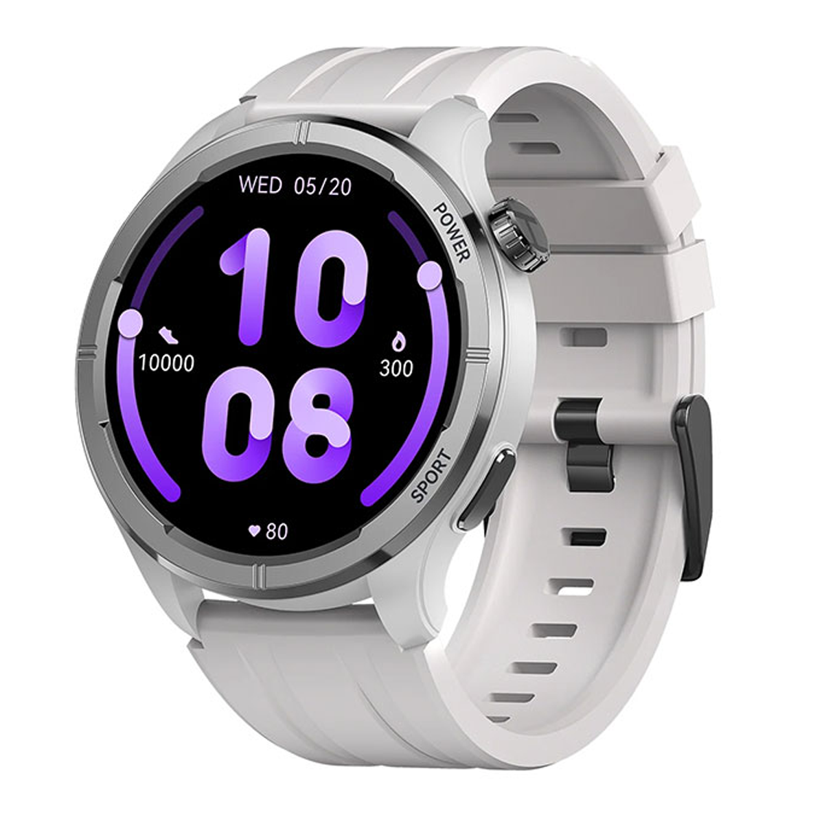 ساعت هوشمند هایلو مدل Solar Neo-نقرهای ساعت هوشمند هایلو مدل Solar Neo-نقرهای