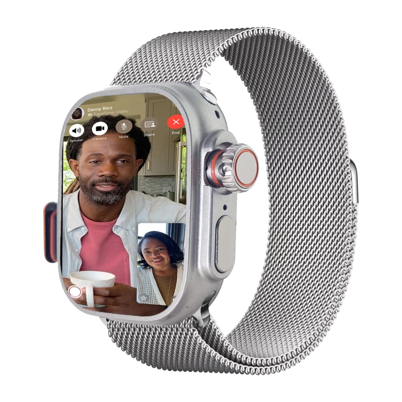 ساعت هوشمند گیفت کالکشن مدل Camera Watch-بدنه مشکی بند مشکی ساعت هوشمند گیفت کالکشن مدل Camera Watch-بدنه مشکی بند مشکی