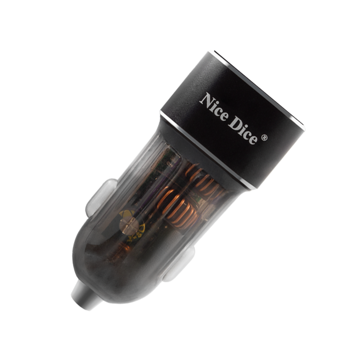 شارژر فندکی نایس دایس توان 38 وات-مشکی شارژر فندکی نایس دایس توان 38 وات-مشکی