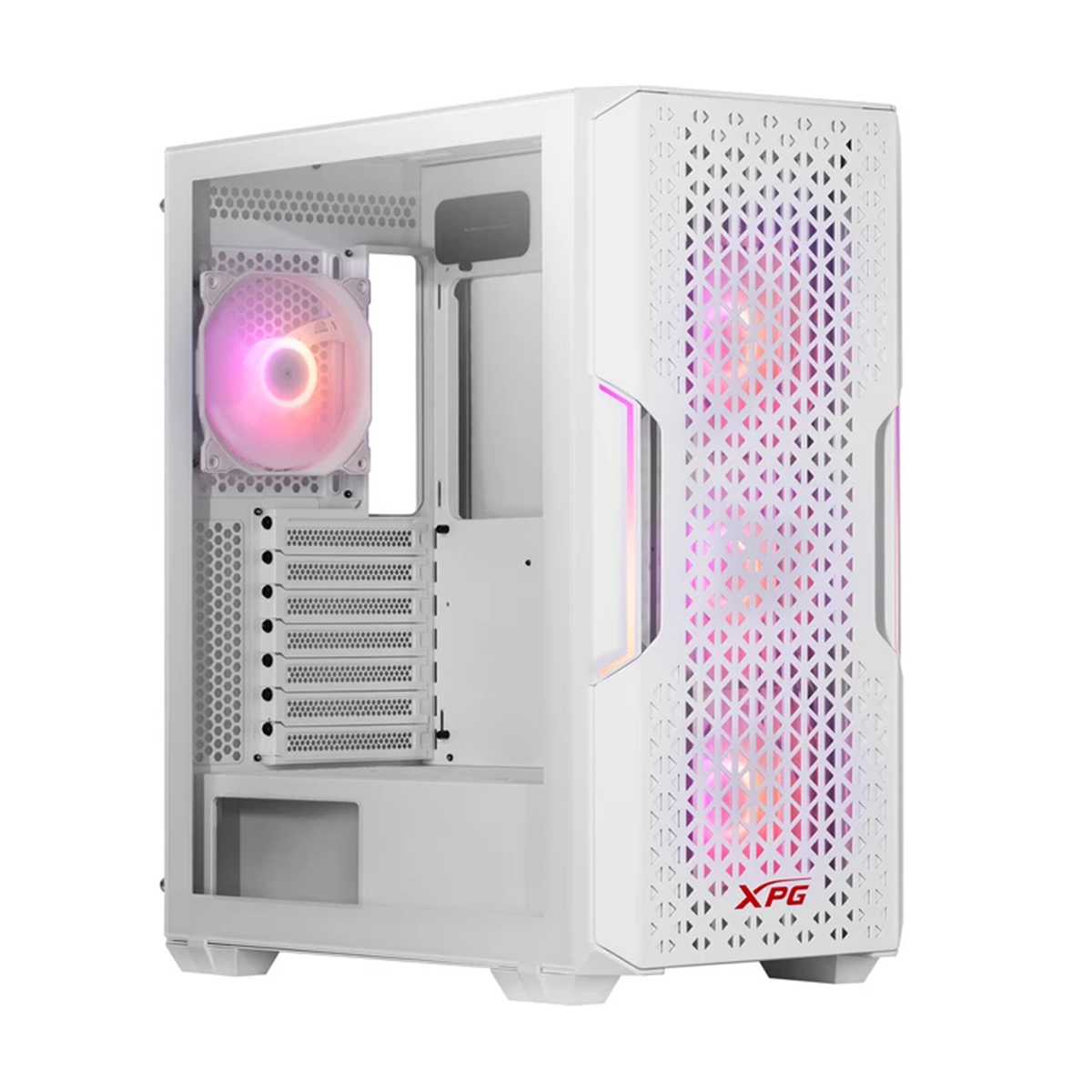 کیس کامپیوتر ای دیتا ایکس پی جی مدل STARKER AIR C-سفید کیس کامپیوتر ای دیتا ایکس پی جی مدل STARKER AIR C-سفید