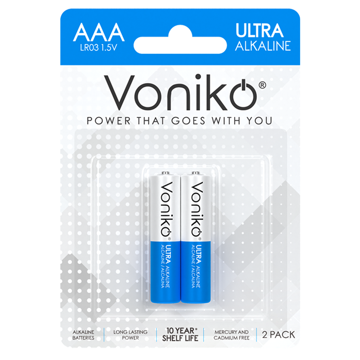 باتری نیم قلمی ونیکو مدل LR03 بسته 2 عددی باتری نیم قلمی ونیکو مدل LR03 بسته 2 عددی