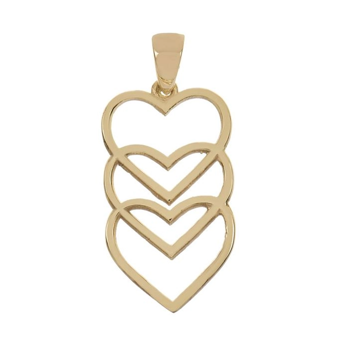 پلاک طلا زنانه طرح قلب قیراط کد GH4480-0.35 پلاک طلا زنانه طرح قلب قیراط کد GH4480-0.35