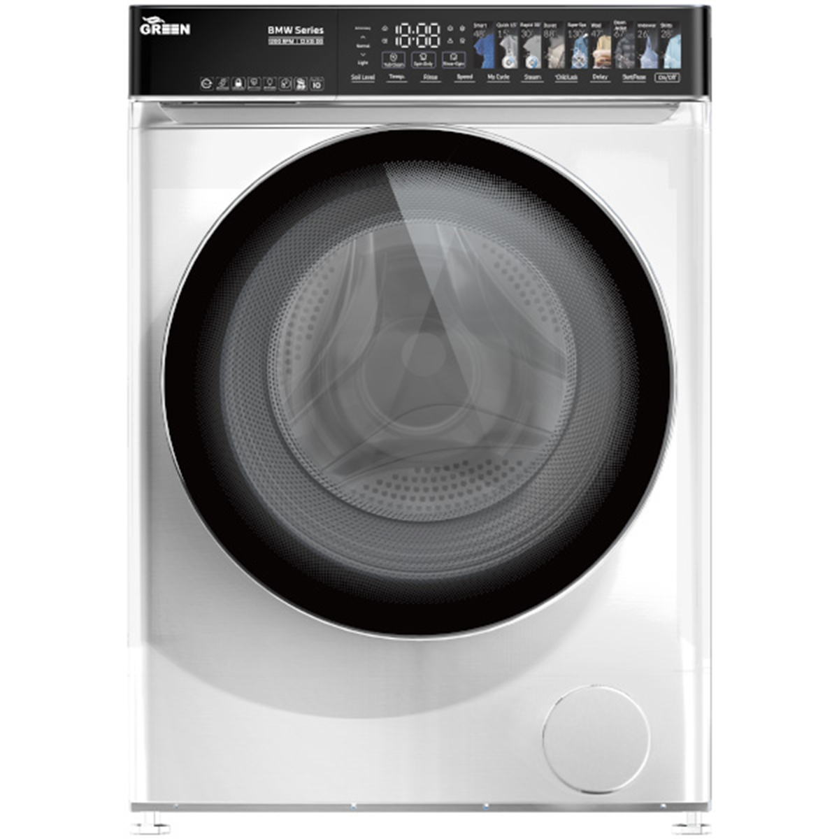 ماشین لباسشویی گرین 12 کیلویی مدل GWM120DD1200BMW-سفید ماشین لباسشویی گرین 12 کیلویی مدل GWM120DD1200BMW-سفید