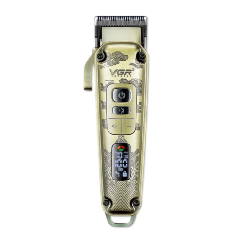 ماشین اصلاح سر و صورت وی جی ار مدل V-005-برنجی ماشین اصلاح سر و صورت وی جی ار مدل V-005-برنجی