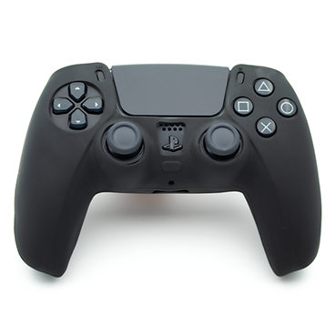 روکش دسته PS5 مدل سلیکونی ساده مشکی-مشکی روکش دسته PS5 مدل سلیکونی ساده مشکی-مشکی