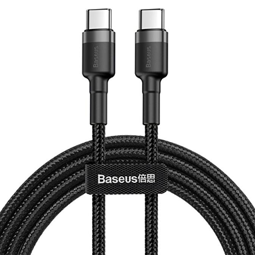 کابل دو سر تایپ سی باسئوس مدل CATKLF-GG1 طول 1 متر -مشکی  کابل دو سر تایپ سی باسئوس مدل CATKLF-GG1 طول 1 متر -مشکی