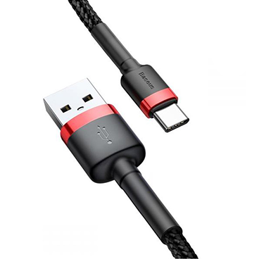 کابل تایپ سی باسئوس مدل Cafule طول 2 متر-مشکی