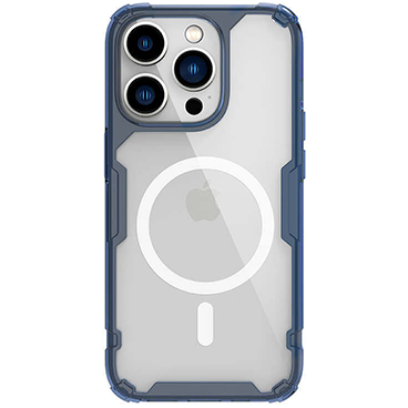 قاب گوشی iPhone 14 Pro نیلکین NATURE TPU MAGNETIC-سرمهای  قاب گوشی iPhone 14 Pro نیلکین NATURE TPU MAGNETIC-سرمهای