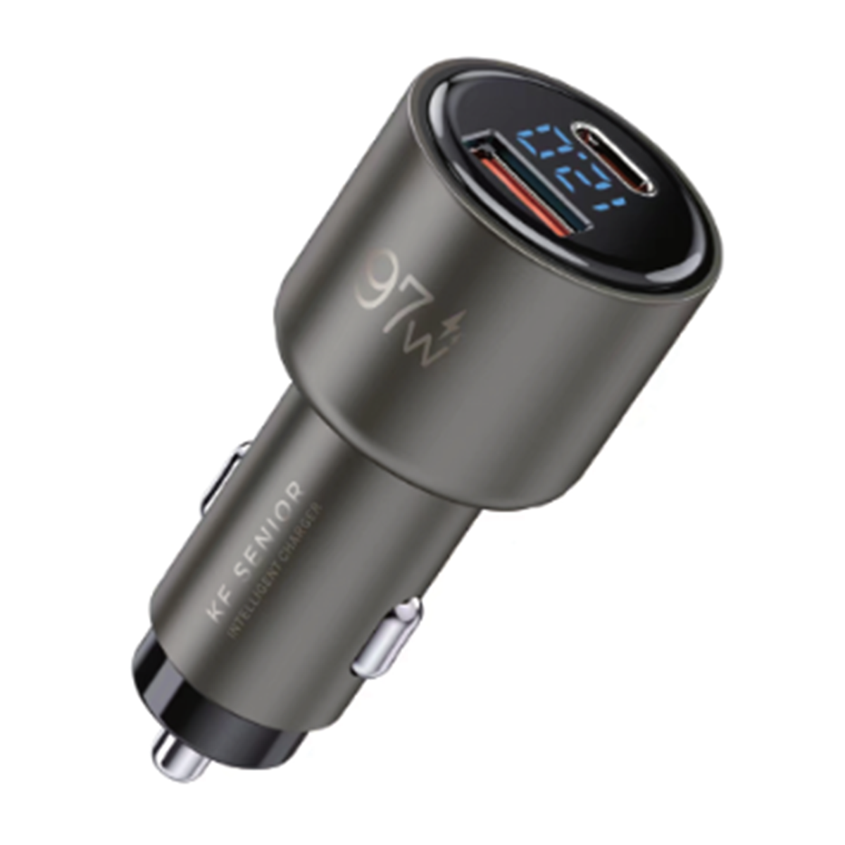 شارژر فندکی کی اف سنیور مدل CH-165 توان 97 وات شارژر فندکی کی اف سنیور مدل CH-165 توان 97 وات