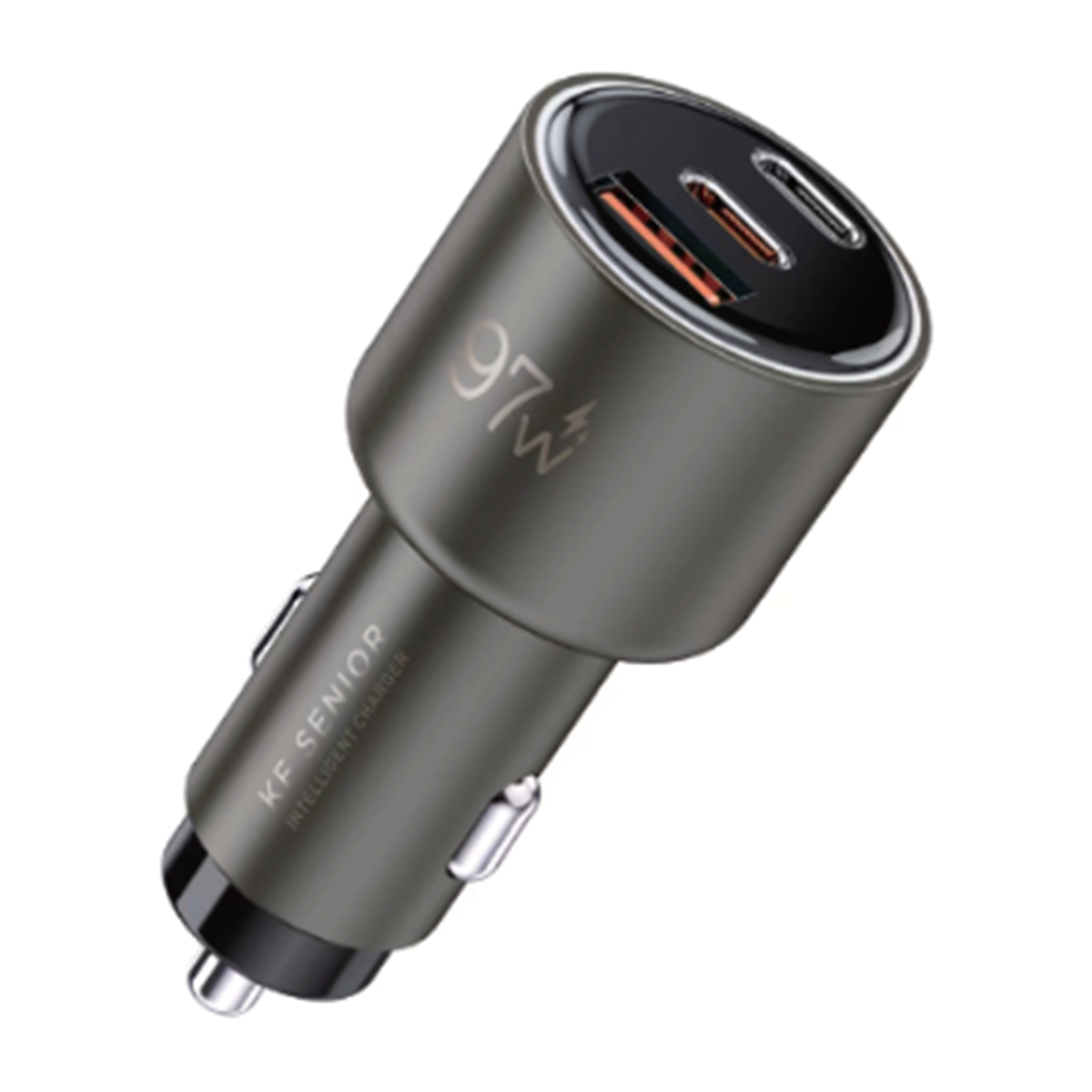 شارژر فندکی کی اف سنیور مدل CH-166 توان 97 وات شارژر فندکی کی اف سنیور مدل CH-166 توان 97 وات