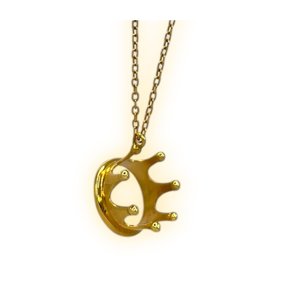 گردنبند طلا زنانه طرح تاج مورا گردنبند طلا زنانه طرح تاج مورا