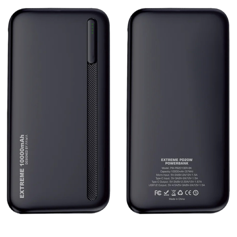 پاوربانک  پاوا مدل Extreme PD20W ظرفیت 10000 میلی آمپر ساعت پاوربانک  پاوا مدل Extreme PD20W ظرفیت 10000 میلی آمپر ساعت