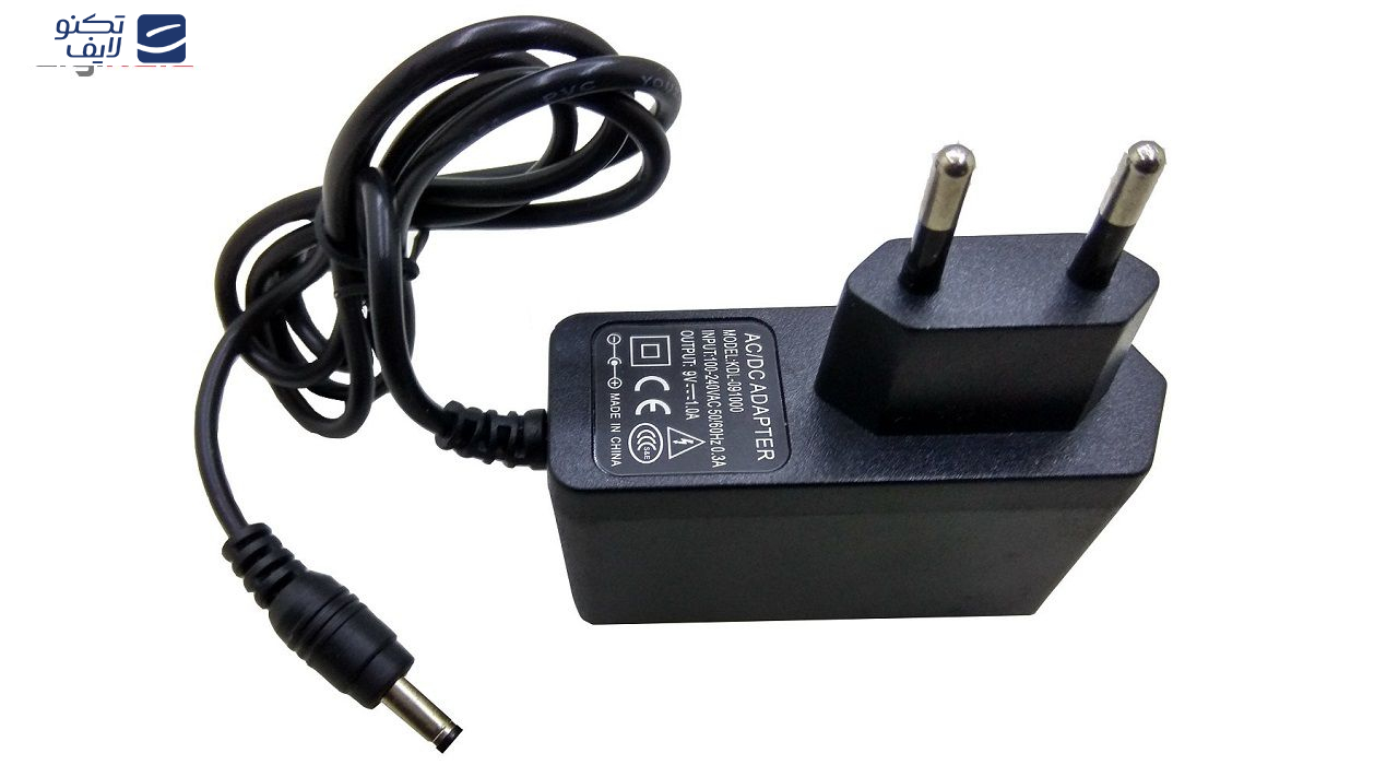 آداپتور 9 ولت 1 آمپر کد 0910