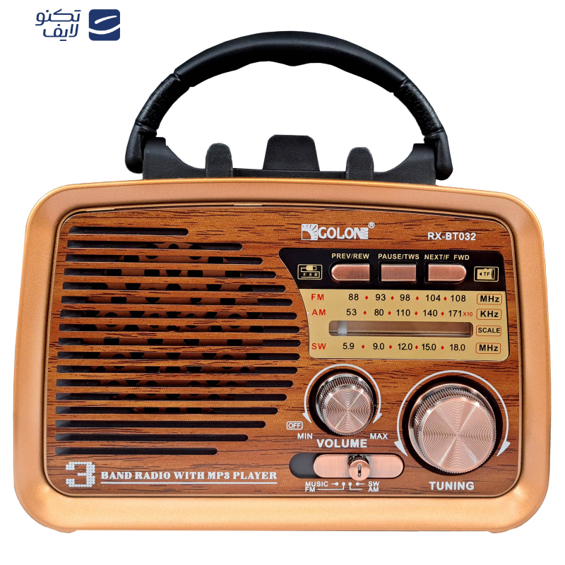 رادیو گولون مدل RX-BT032 رادیو گولون مدل RX-BT032
