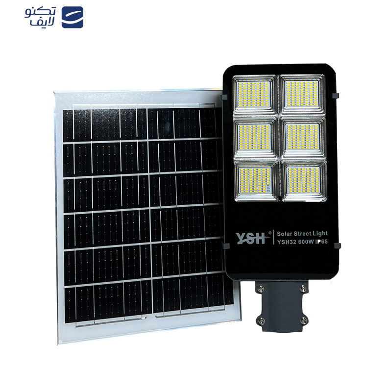 چراغ خیابانی خورشیدی 600 وات وای اس اچ مدل YSH32  چراغ خیابانی خورشیدی 600 وات وای اس اچ مدل YSH32