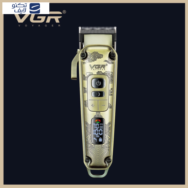 ماشین اصلاح موی سر و صورت وی جی ار مدل V-005، اصلاح به صورت ، منبع انرژی با کابل USB، تکنولوژی اصلاح به صورت برش مستقیم، مدت زمان شارژ 230 دقیقه و مدت زمان استفاده پس از شارژ 250 دقیقه، به همراه برس تمیزکننده، 8 عدد شانه، روغن، با قابلیت تنظیم سرعت ماشین اصلاح موی سر و صورت وی جی ار مدل V-005، اصلاح به صورت ، منبع انرژی با کابل USB، تکنولوژی اصلاح به صورت برش مستقیم، مدت زمان شارژ 230 دقیقه و مدت زمان استفاده پس از شارژ 250 دقیقه، به همراه برس تمیزکننده، 8 عدد شانه، روغن، با قابلیت تنظیم سرعت