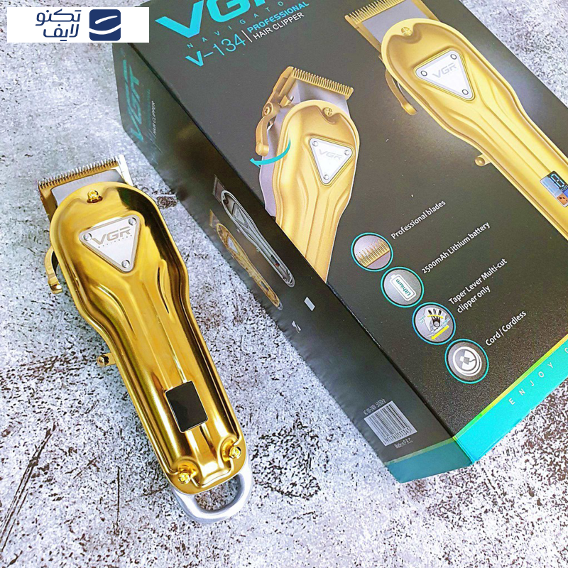 ماشین اصلاح موی سر و صورت وی جی ار مدل V-134