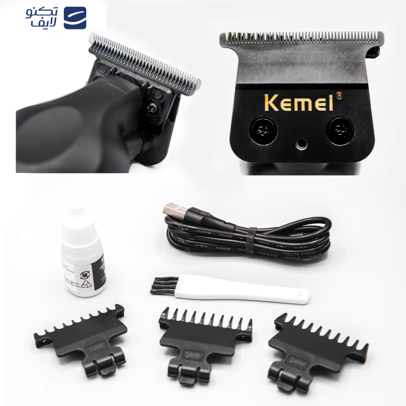 ماشین اصلاح موی صورت کیمی مدل KM-2299، اصلاح به صورت خط زن، طراحی ارگونومیک، نمایشگر LCD، منبع انرژی با باتری قابل شارژ، تکنولوژی اصلاح به صورت تریم، بههمراه کابل شارژ USB، برس، روغن ماشین اصلاح موی صورت کیمی مدل KM-2299، اصلاح به صورت خط زن، طراحی ارگونومیک، نمایشگر LCD، منبع انرژی با باتری قابل شارژ، تکنولوژی اصلاح به صورت تریم، بههمراه کابل شارژ USB، برس، روغن