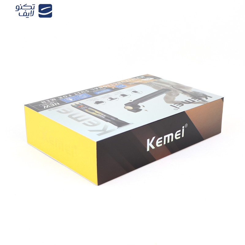 ست ماشین اصلاح موی صورت و بدن شارژی کیمی مدل KM-1537 ست ماشین اصلاح موی صورت و بدن شارژی کیمی مدل KM-1537