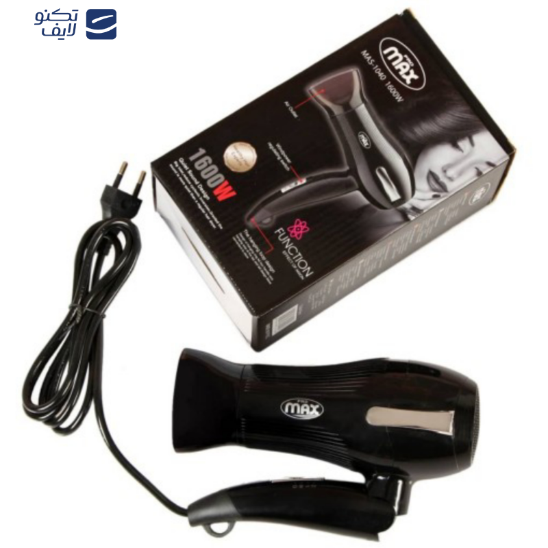 سشوار مسافرتی پرومکس مدل mas1040 سشوار مسافرتی پرومکس مدل mas1040