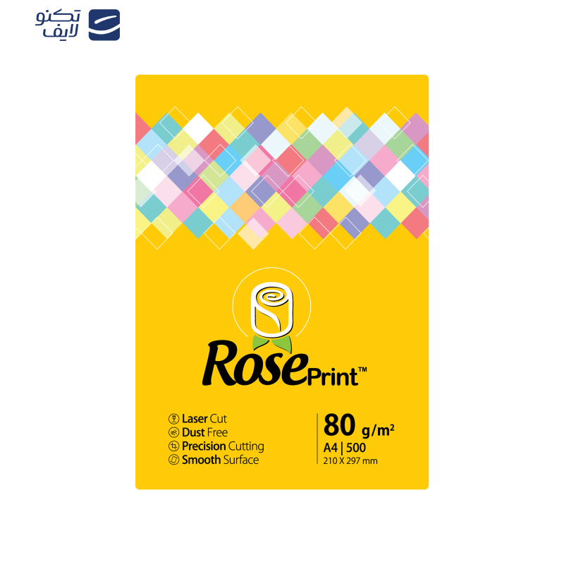 کاغذ A4 رزپرینت مدل YLW بسته 2500 عددی