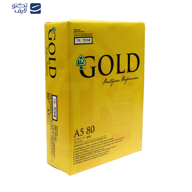 کاغذ A5 گلد کد 10 بسته 5000 عددی   کاغذ A5 گلد کد 10 بسته 5000 عددی