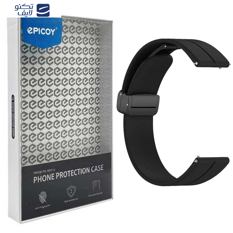بند اپیکوی مدل SiliconeMag20 سایز 20mm مناسب برای ساعت هوشمند سامسونگ سری Galaxy Watch 4/5/5 Pro/6/ َActive1/2 بند اپیکوی مدل SiliconeMag20 سایز 20mm مناسب برای ساعت هوشمند سامسونگ سری Galaxy Watch 4/5/5 Pro/6/ َActive1/2