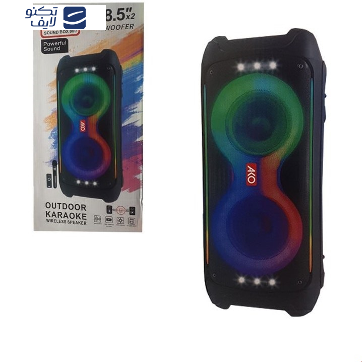 اسپیکر بلوتوثی قابل حمل آکو مدل SOUND BOX 800 اسپیکر بلوتوثی قابل حمل آکو مدل SOUND BOX 800