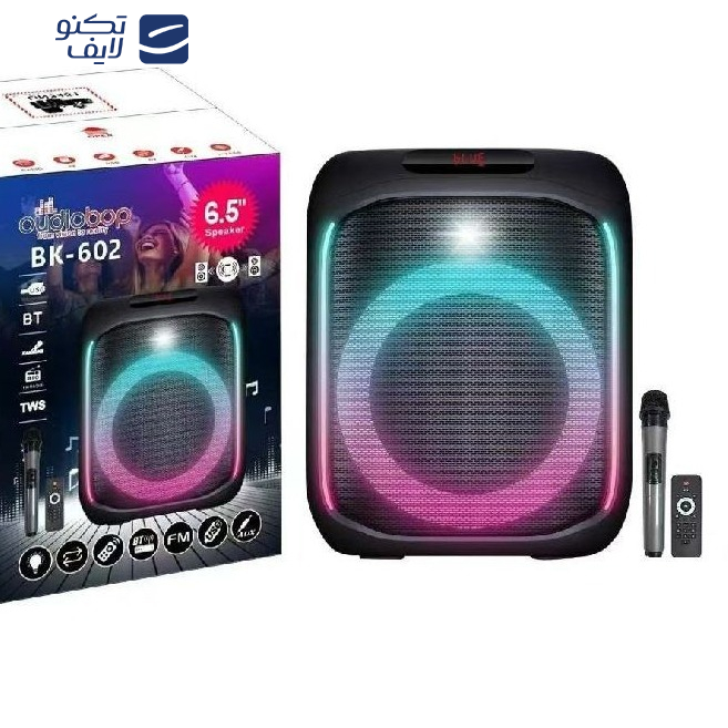 اسپیکر بلوتوثی قابل حمل مدل BK-602