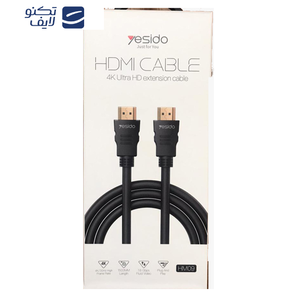 کابل HDMI یسیدو مدل hm09 طول 1.5 متر کابل HDMI یسیدو مدل hm09 طول 1.5 متر