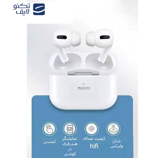 هندزفری بلوتوث یسیدو مدل TWS6 هندزفری بلوتوث یسیدو مدل TWS6
