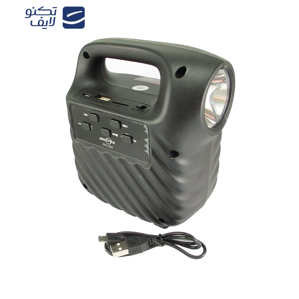 اسپیکر بلوتوثی قابل حمل مدل Greatnice کد GTS-1523 اسپیکر بلوتوثی قابل حمل مدل Greatnice کد GTS-1523