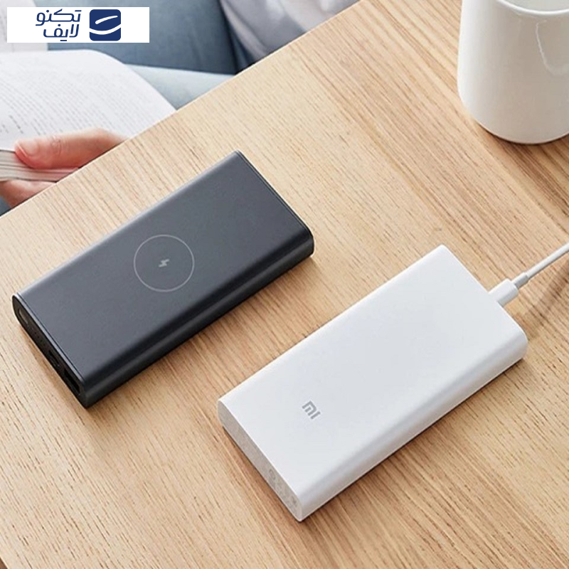 پاوربانک وایرلس شیائومی مدل WPB15PDZM ظرفیت 10000 میلی آمپر ساعت  پاوربانک وایرلس شیائومی مدل WPB15PDZM ظرفیت 10000 میلی آمپر ساعت