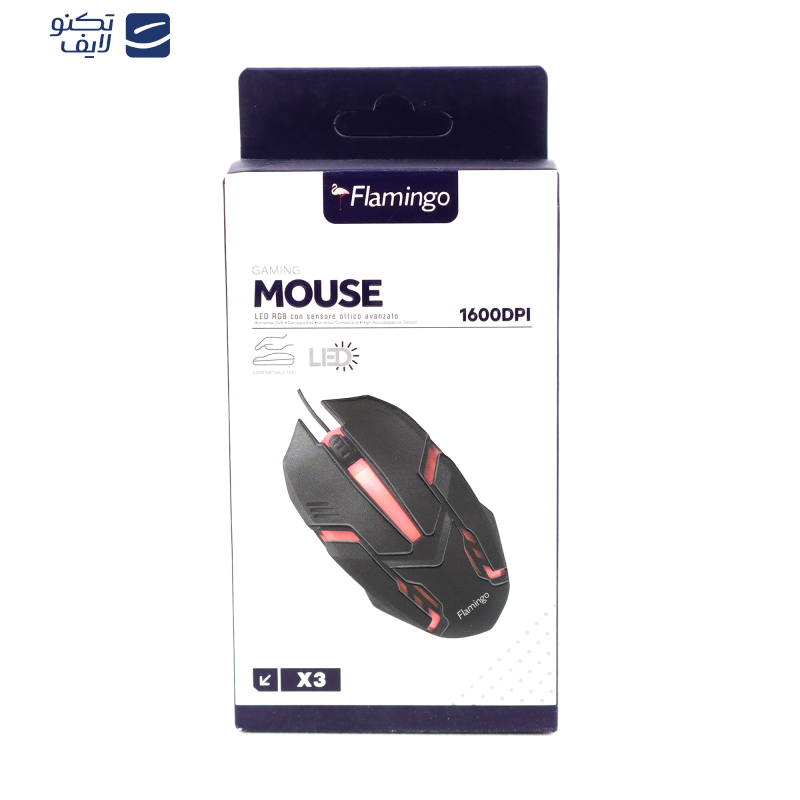 ماوس فلامینگو مدل X3 ماوس فلامینگو مدل X3