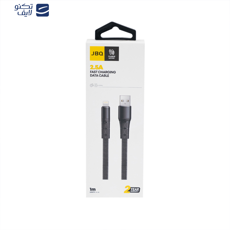کابل تبدیل USB به LIGHTNING جی بی کیو مدل CA-620 طول 1 متر کابل تبدیل USB به LIGHTNING جی بی کیو مدل CA-620 طول 1 متر