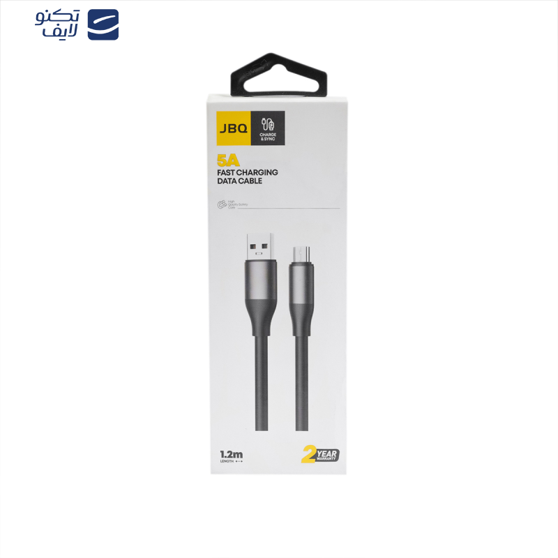 کابل تبدیل USB به USB-a جی بی کیو مدل CA-612 MICRO طول 1.20 متر کابل تبدیل USB به USB-a جی بی کیو مدل CA-612 MICRO طول 1.20 متر