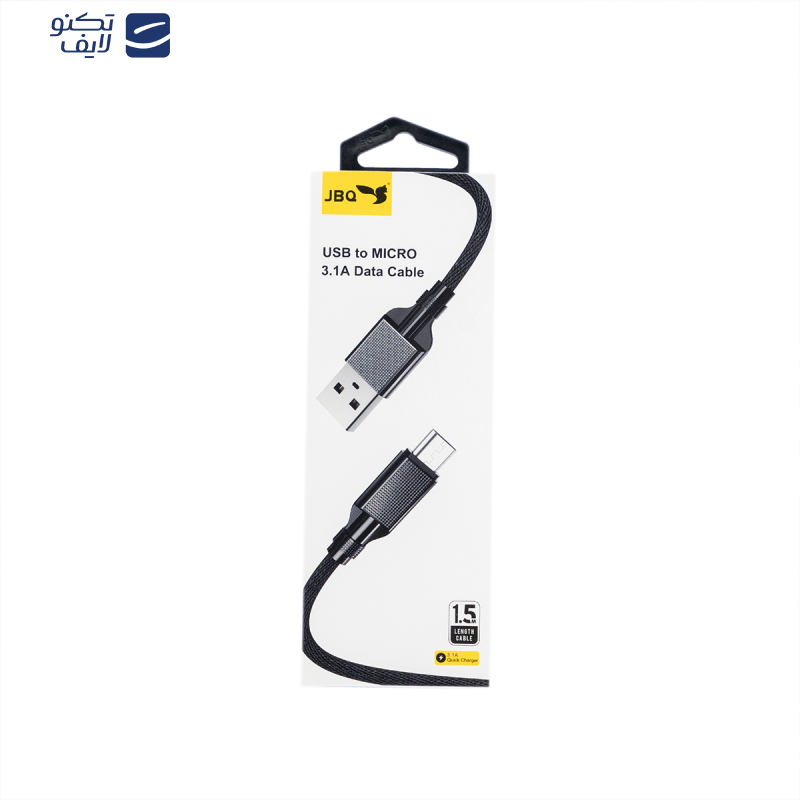 کابل تبدیل USB به MICRO USB جی بی کیو مدل DT-03 M طول 1.5 متر کابل تبدیل USB به MICRO USB جی بی کیو مدل DT-03 M طول 1.5 متر