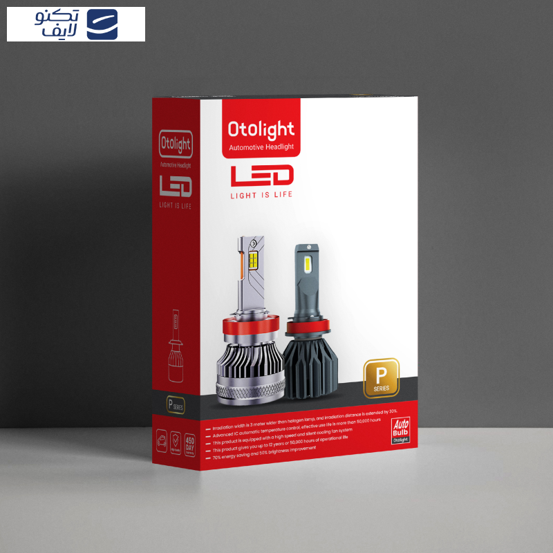 لامپ هدلایت LED اتولایت مدل P2 پایه H4 بسته 2 عددی لامپ هدلایت LED اتولایت مدل P2 پایه H4 بسته 2 عددی